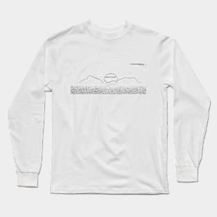 Islands sunset white Long Sleeve T-Shirt